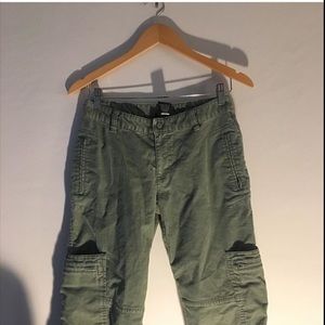 Green cargo pants